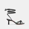 MAISON HEELS BLACK LEATHER sold by Dolce Vita