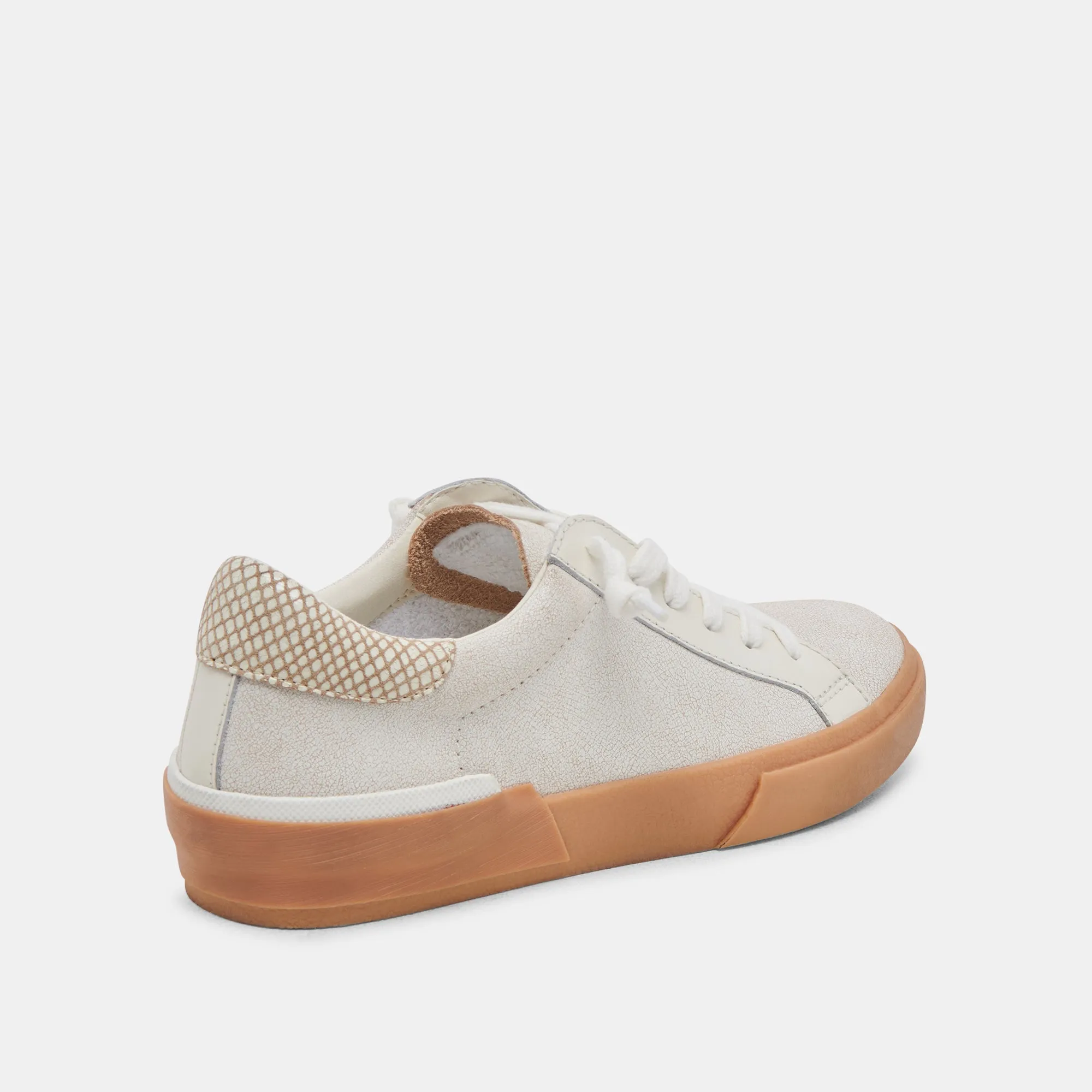 ZINA SNEAKERS IVORY MULTI CRACKLED LEATHER sold by Dolce Vita product image thumbnail 3
