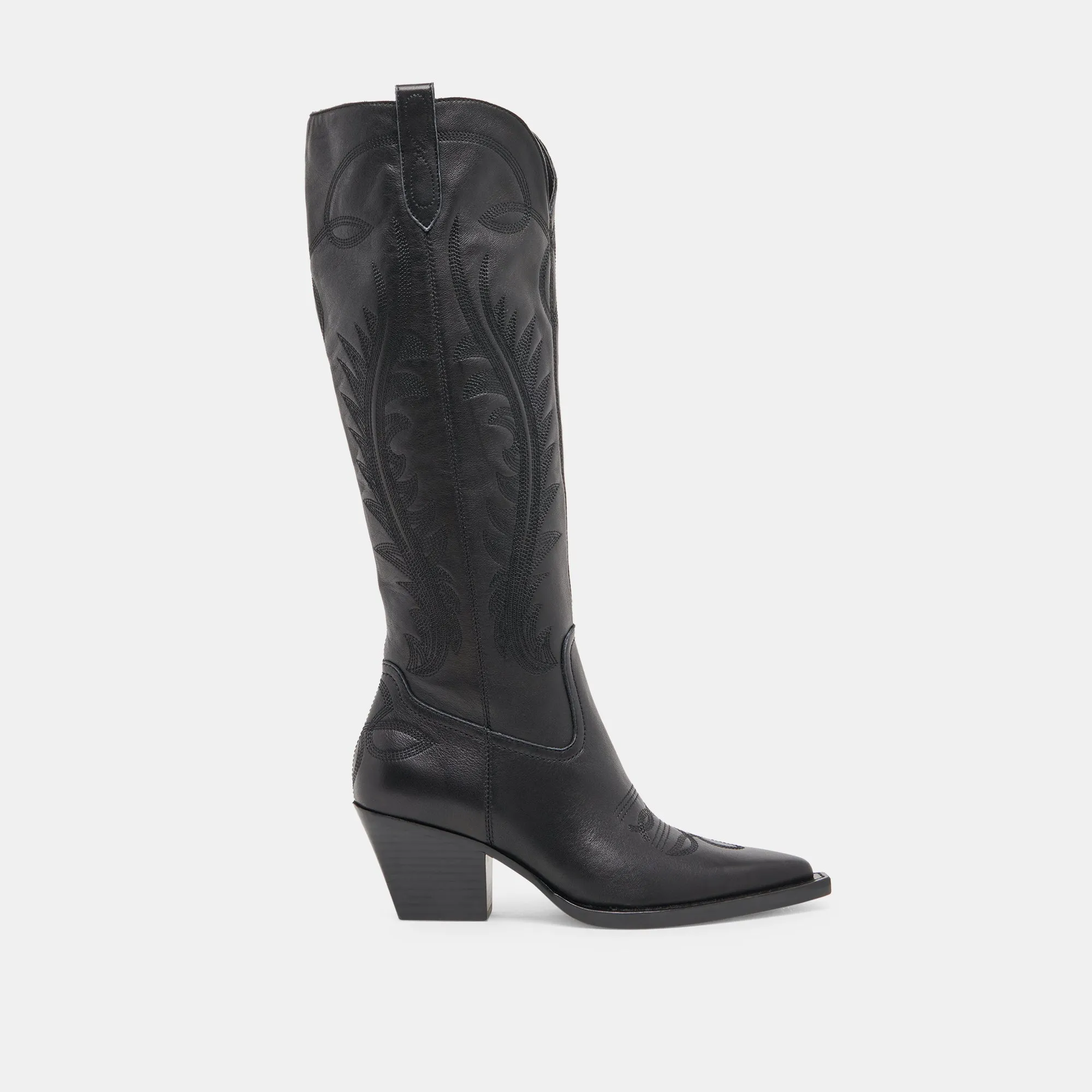 RYATT WIDE CALF BOOTS BLACK LEATHER sold by Dolce Vita