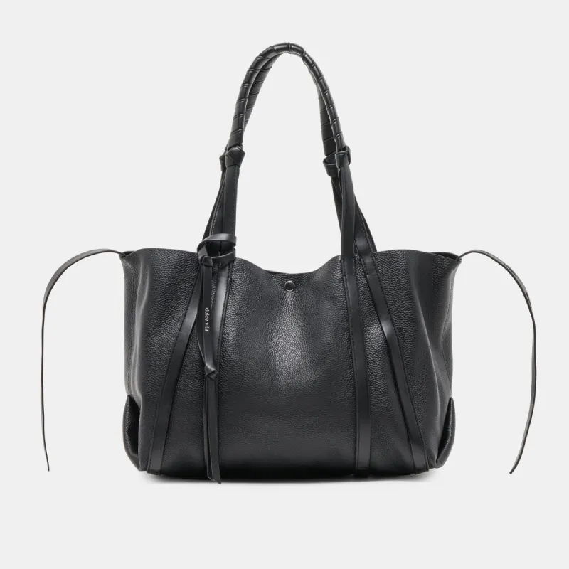 DIANA TOTE BLACK LEATHER sold by Dolce Vita
