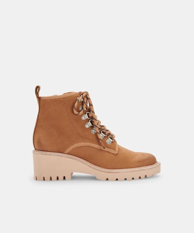 HUEY HIKER BOOTS WHISKEY NUBUCK made by Dolce Vita