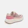 DOLEN SNEAKERS PINK MULTI WOVEN sold by Dolce Vita