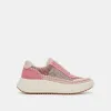 DOLEN SNEAKERS PINK MULTI WOVEN sold by Dolce Vita