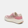 DOLEN SNEAKERS PINK MULTI WOVEN sold by Dolce Vita