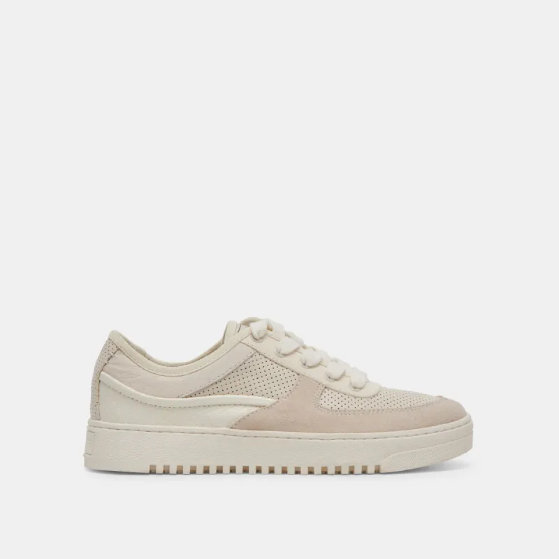CYRIL SNEAKERS IVORY LEATHER sold by Dolce Vita