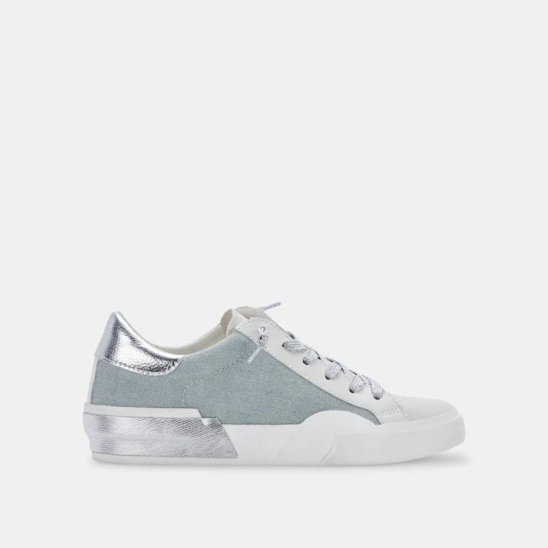 ZINA SNEAKERS LIGHT BLUE DENIM sold by Dolce Vita