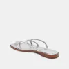 INDIGO SANDALS SILVER DISTRESSED LEATHER sold by Dolce Vita
