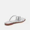 INDIGO SANDALS SILVER DISTRESSED LEATHER sold by Dolce Vita