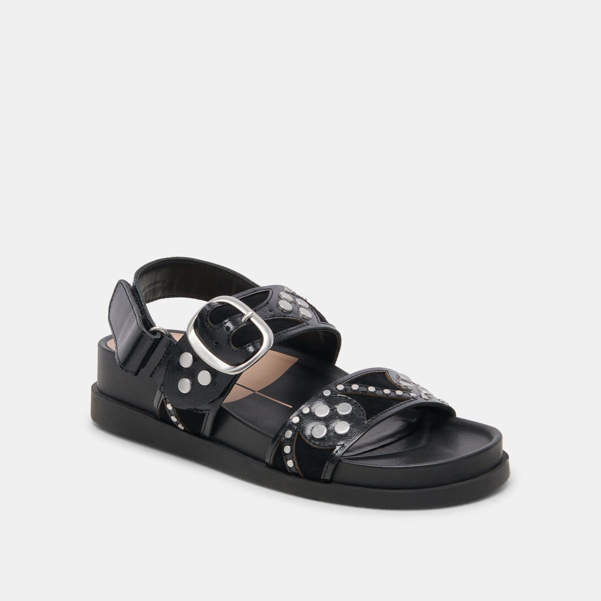 SABBIE STUD SANDALS MIDNIGHT CRINKLE PATENT sold by Dolce Vita product image thumbnail 2