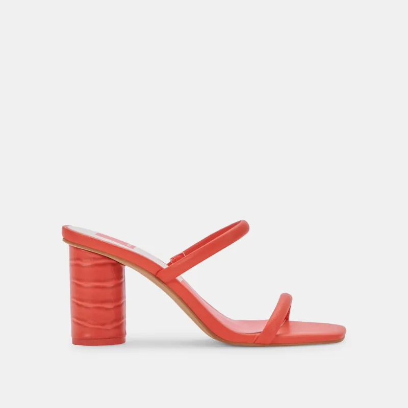 NOLES HEELS PERSIMMON STELLA - re:vita sold by Dolce Vita