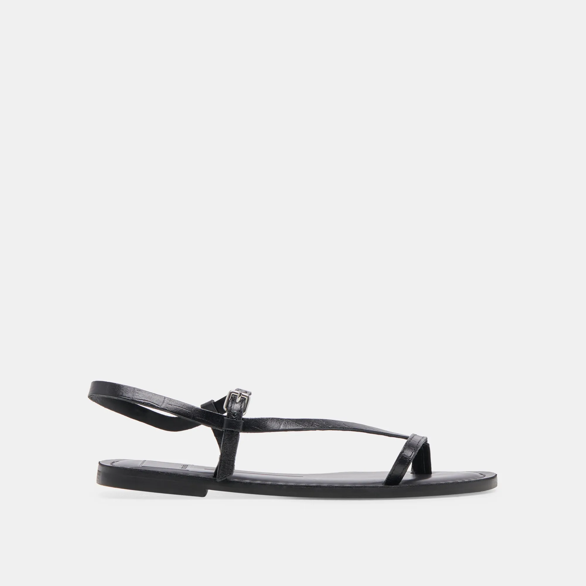 WANDRE SANDALS NOIR EMBOSSED LEATHER sold by Dolce Vita