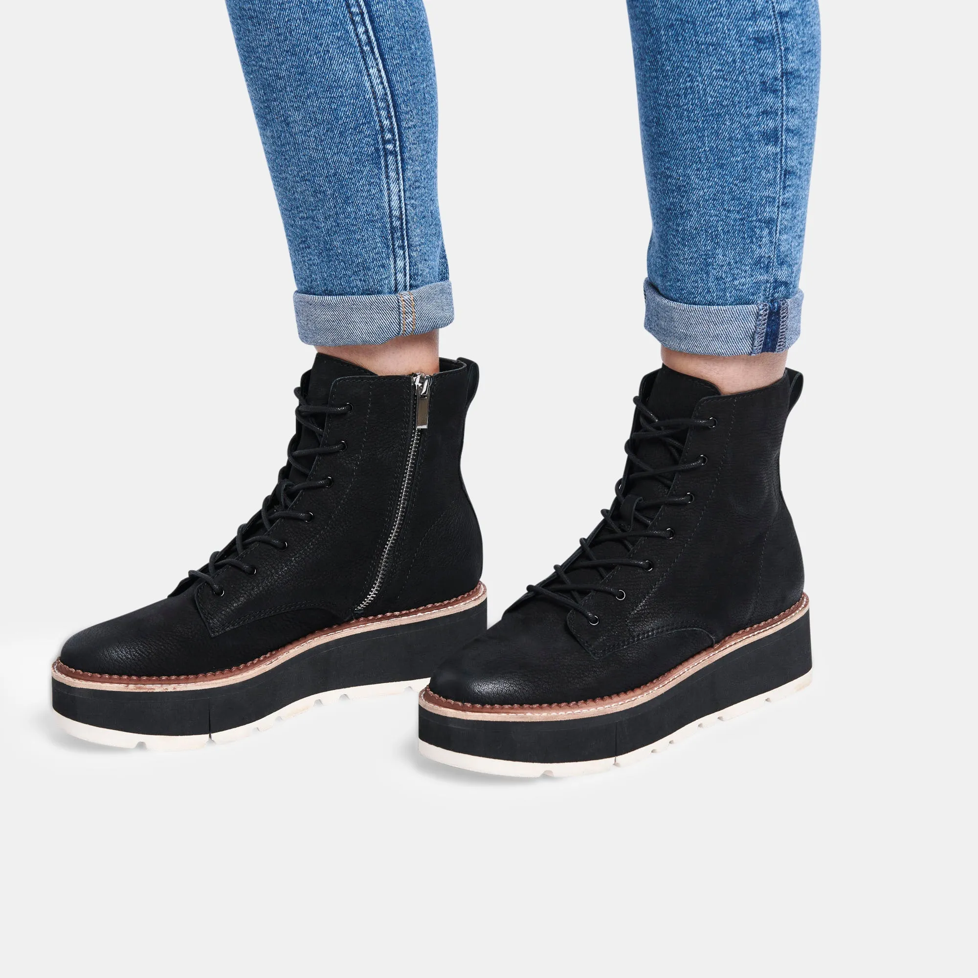 TIG BOOTS BLACK NUBUCK re:vita sold by Dolce Vita product image thumbnail 5