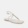 ARCHEY SANDALS WHITE STELLA - re:vita sold by Dolce Vita