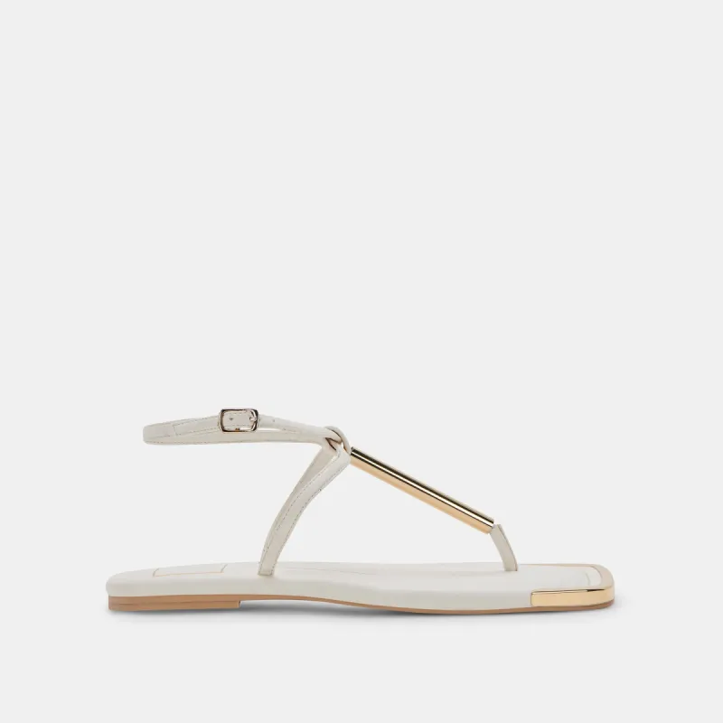 ARCHEY SANDALS WHITE STELLA - re:vita sold by Dolce Vita