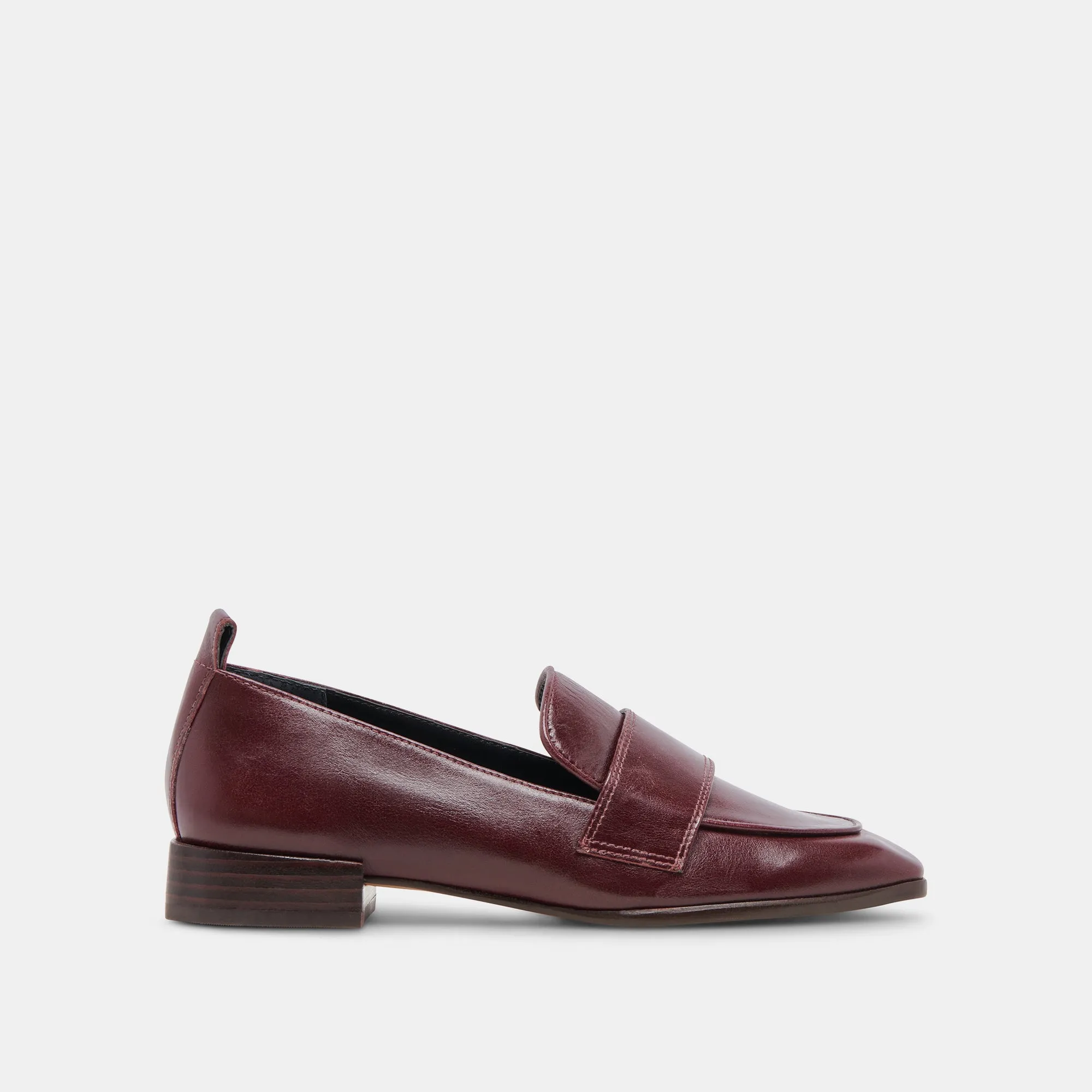 NYGEL LOAFERS CRANBERRY LEATHER sold by Dolce Vita