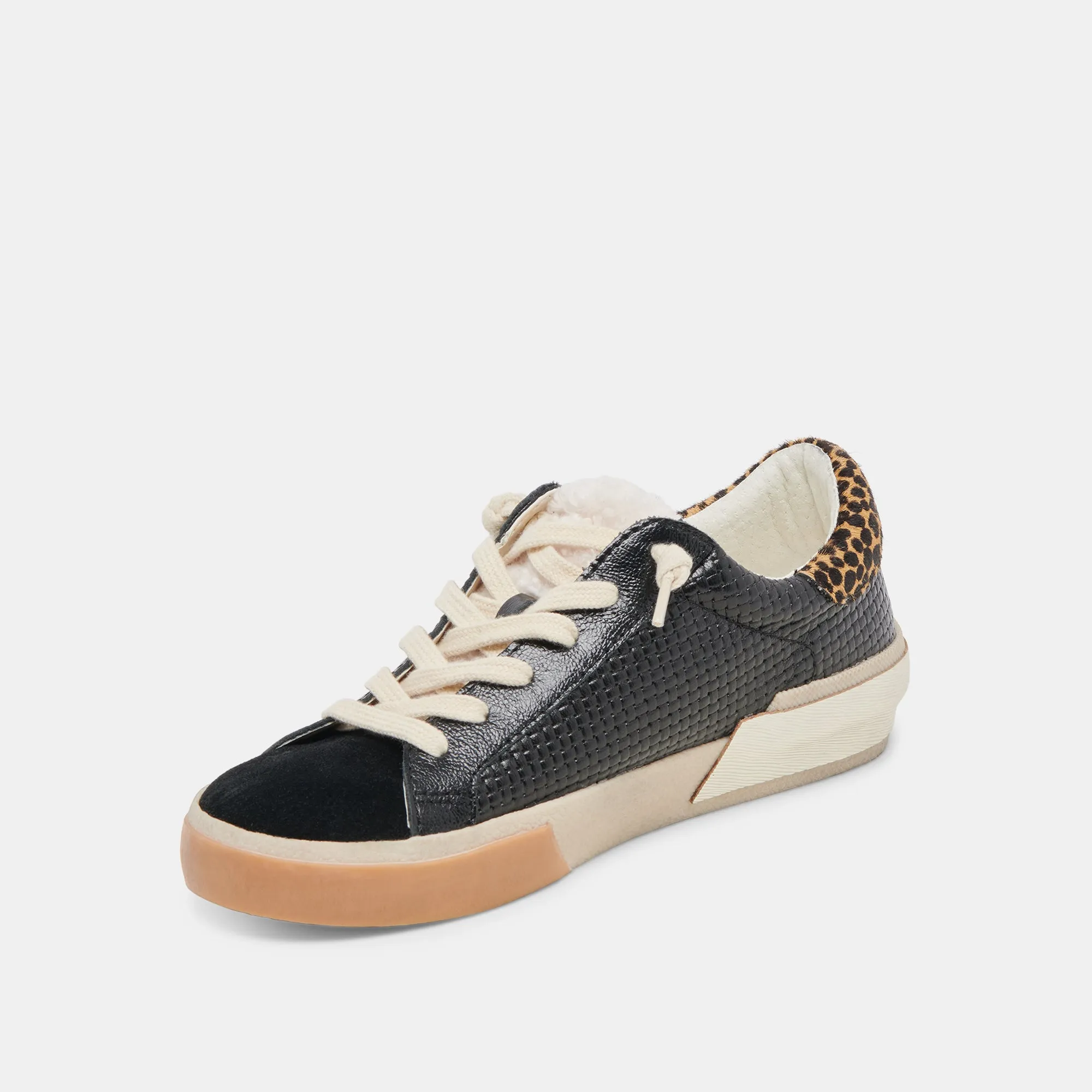 ZINA PLUSH SNEAKERS BLACK MULTI WOVEN sold by Dolce Vita product image thumbnail 4