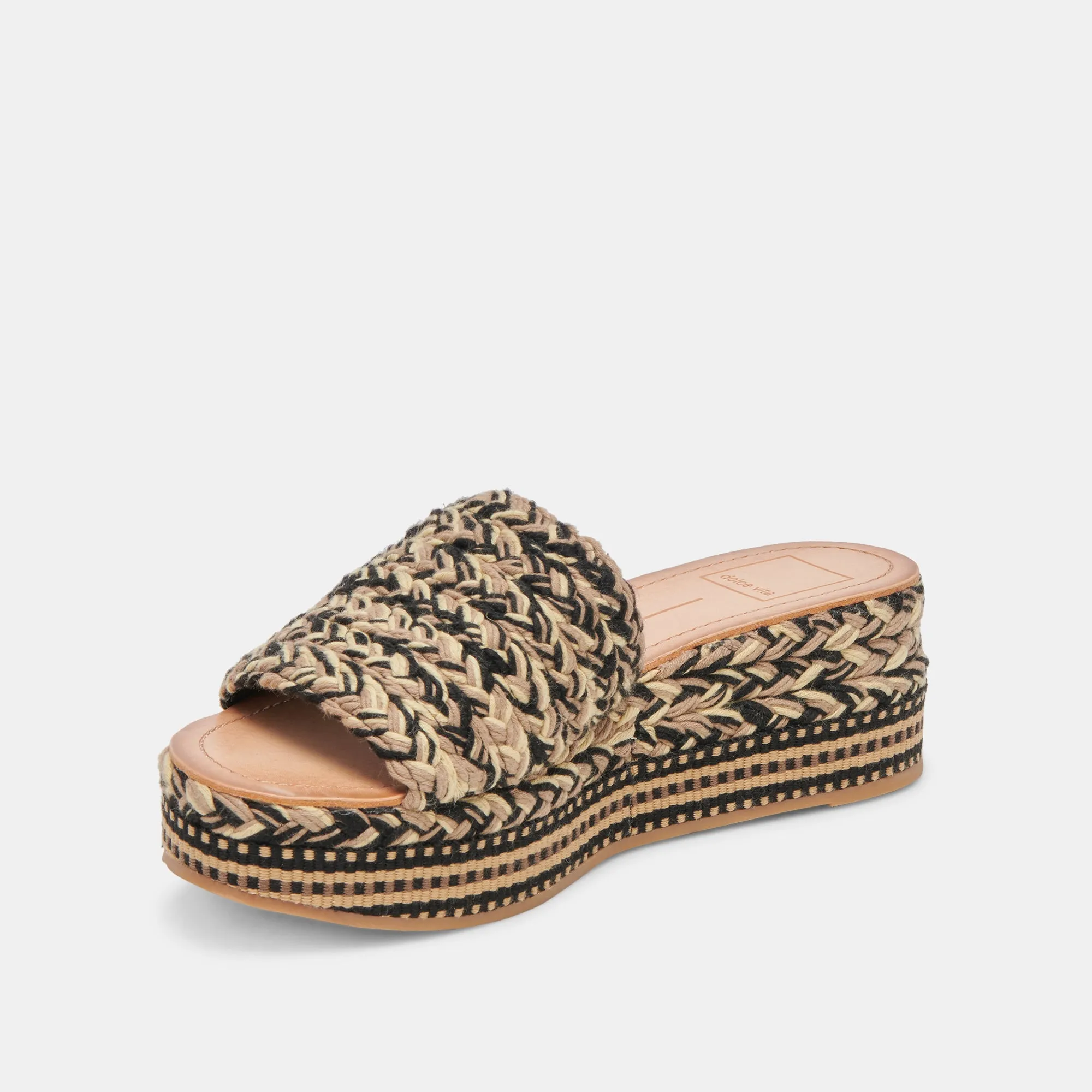 PAZLI SANDALS BLACK MULTI WOVEN sold by Dolce Vita product image thumbnail 4