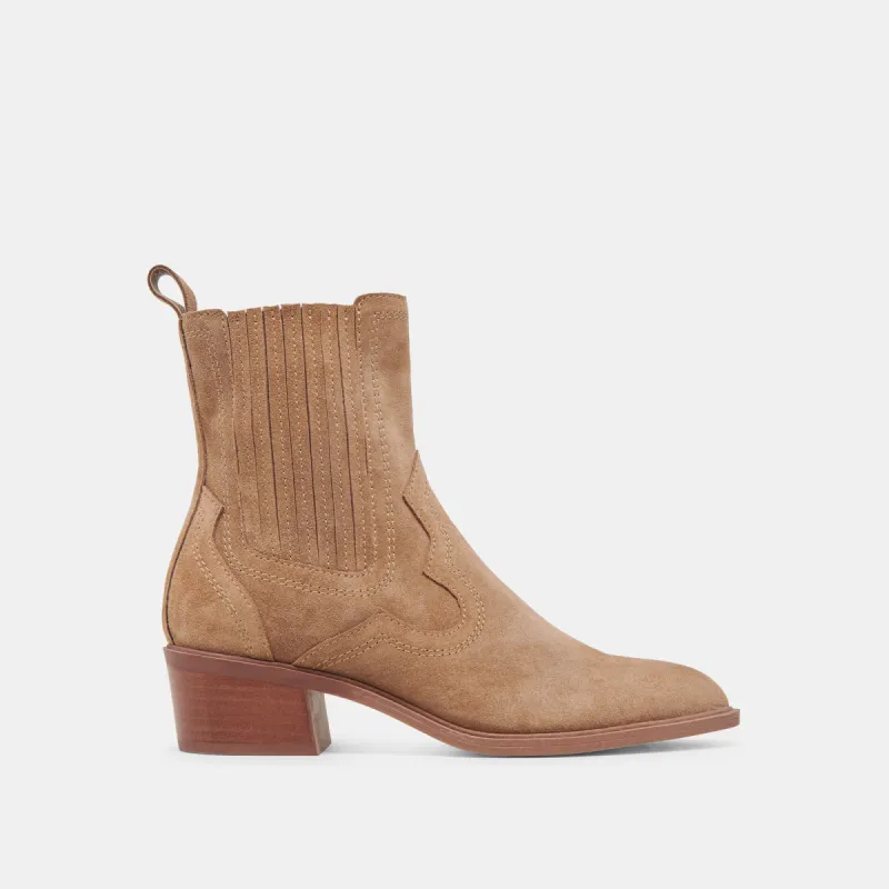 BRYLEE H2O WIDE BOOTIES MUSHROOM SUEDE sold by Dolce Vita