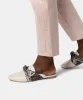 HYLDA FLATS IN IVORY CROCO PRINT LEATHER - re:vita sold by Dolce Vita