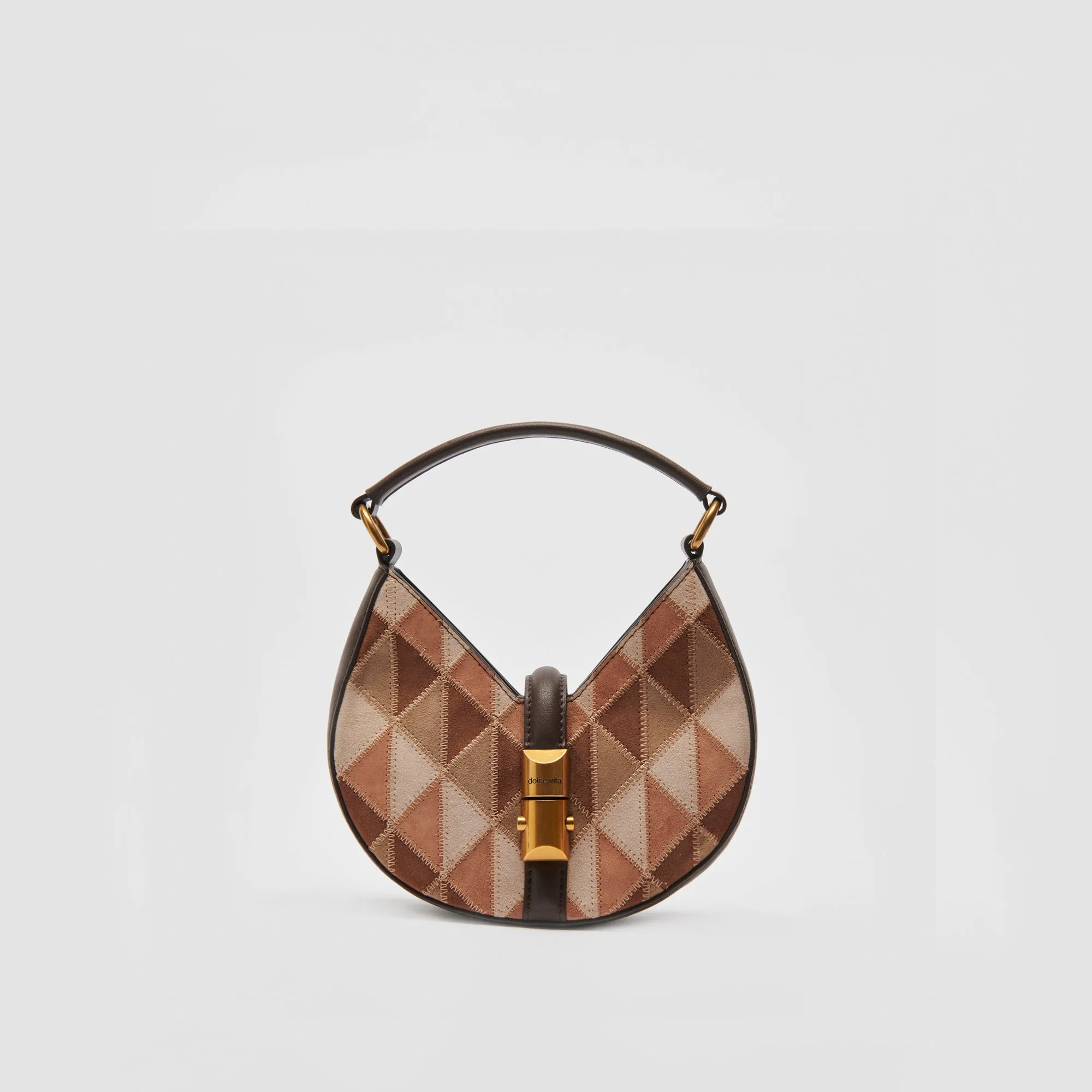 CAMI CROSSBODY HICKORY PATCHWORK - re:vita sold by Dolce Vita