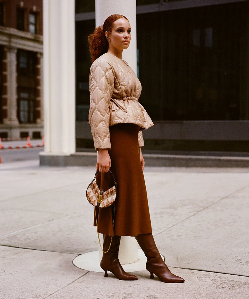 CAMI CROSSBODY HICKORY PATCHWORK - re:vita sold by Dolce Vita product image thumbnail 2