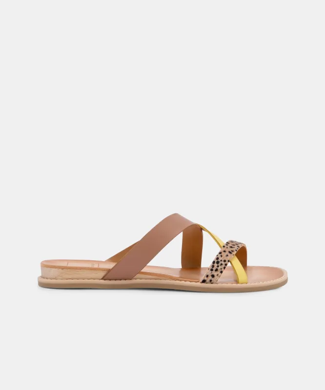 NEBI SANDALS IN LEOPARD MULTI - re:vita sold by Dolce Vita