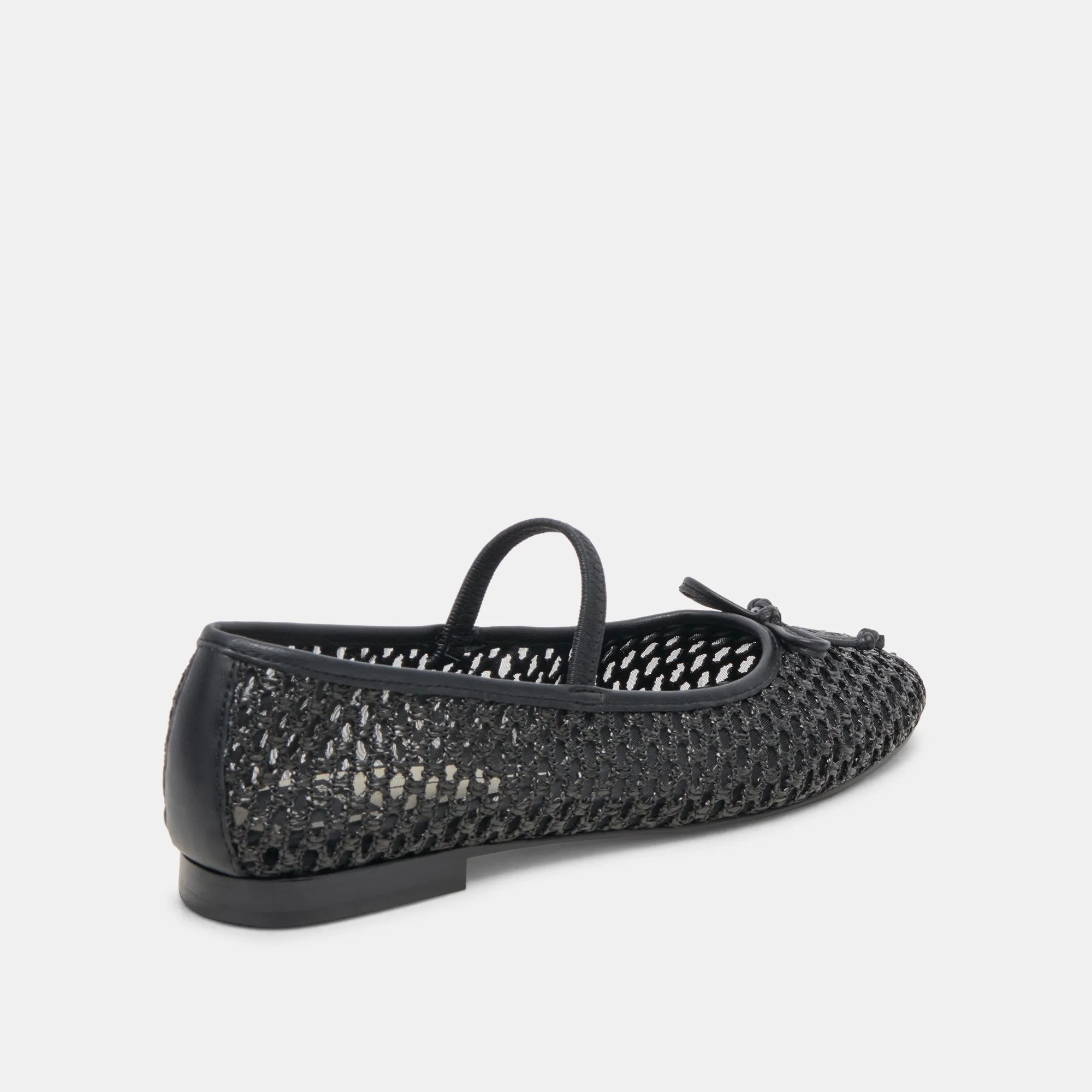 CARIN RAFFIA BALLET FLATS ONYX RAFFIA sold by Dolce Vita product image thumbnail 5