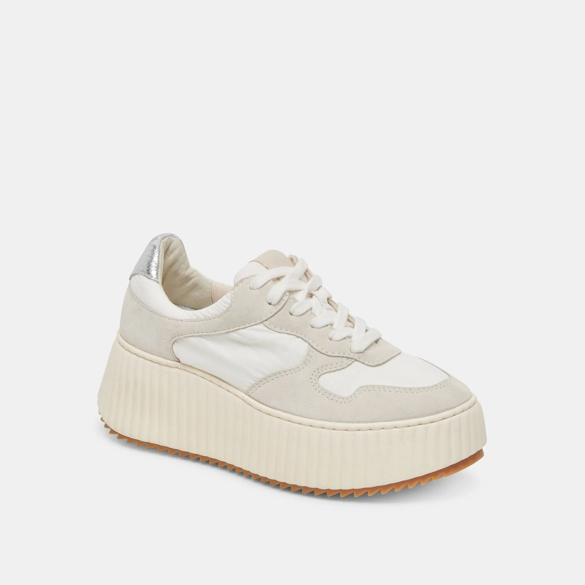 DAISHA SNEAKERS WHITE SILVER NYLON sold by Dolce Vita product image thumbnail 2