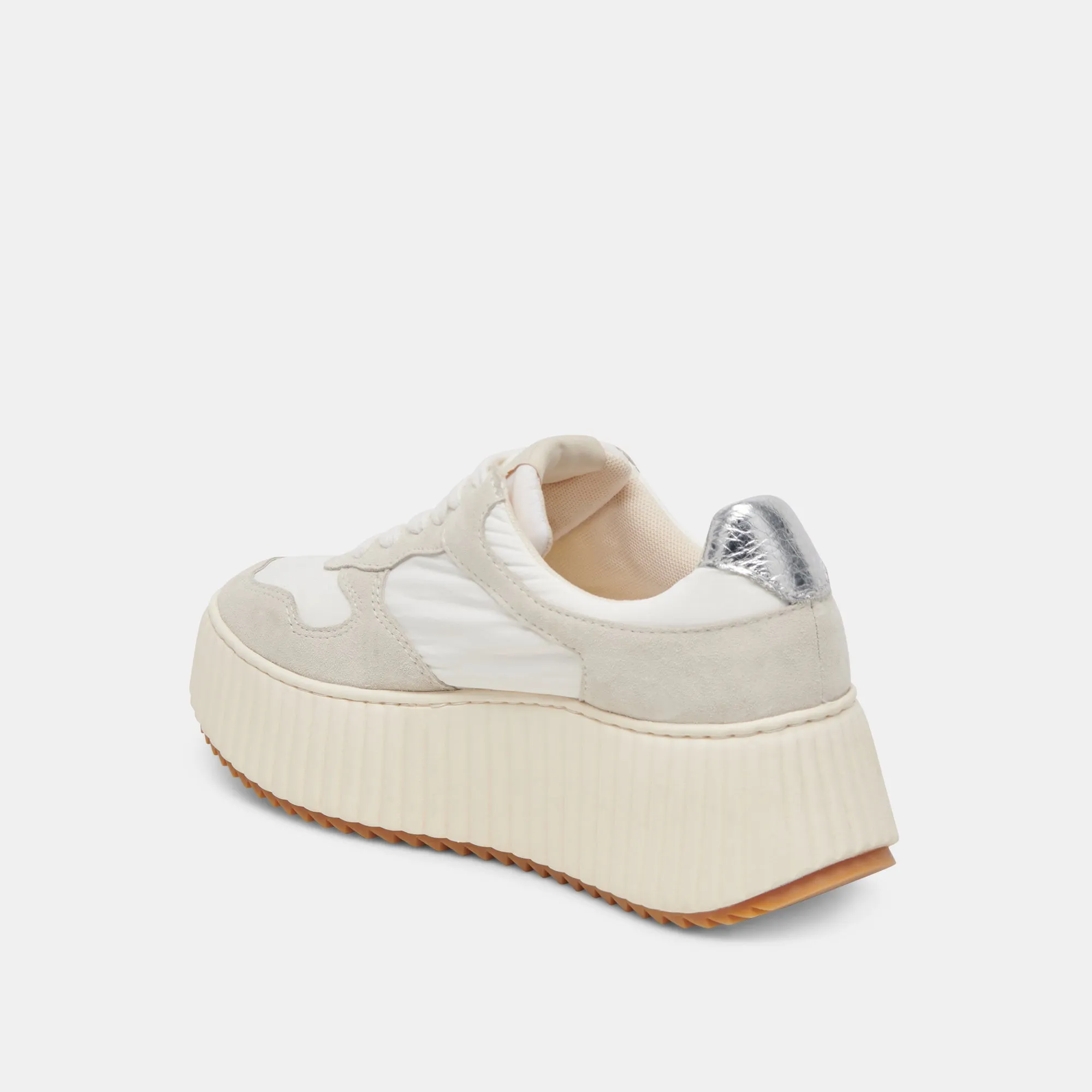 DAISHA SNEAKERS WHITE SILVER NYLON sold by Dolce Vita product image thumbnail 5