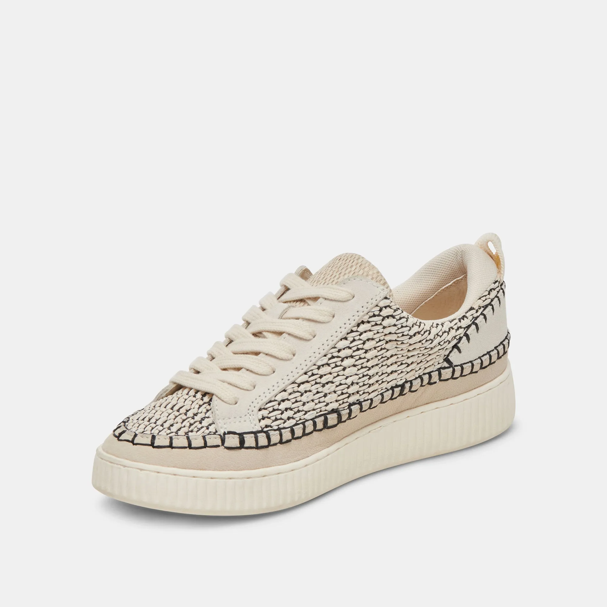 NICONA SNEAKERS BLACK NATURAL RAFFIA sold by Dolce Vita product image thumbnail 4