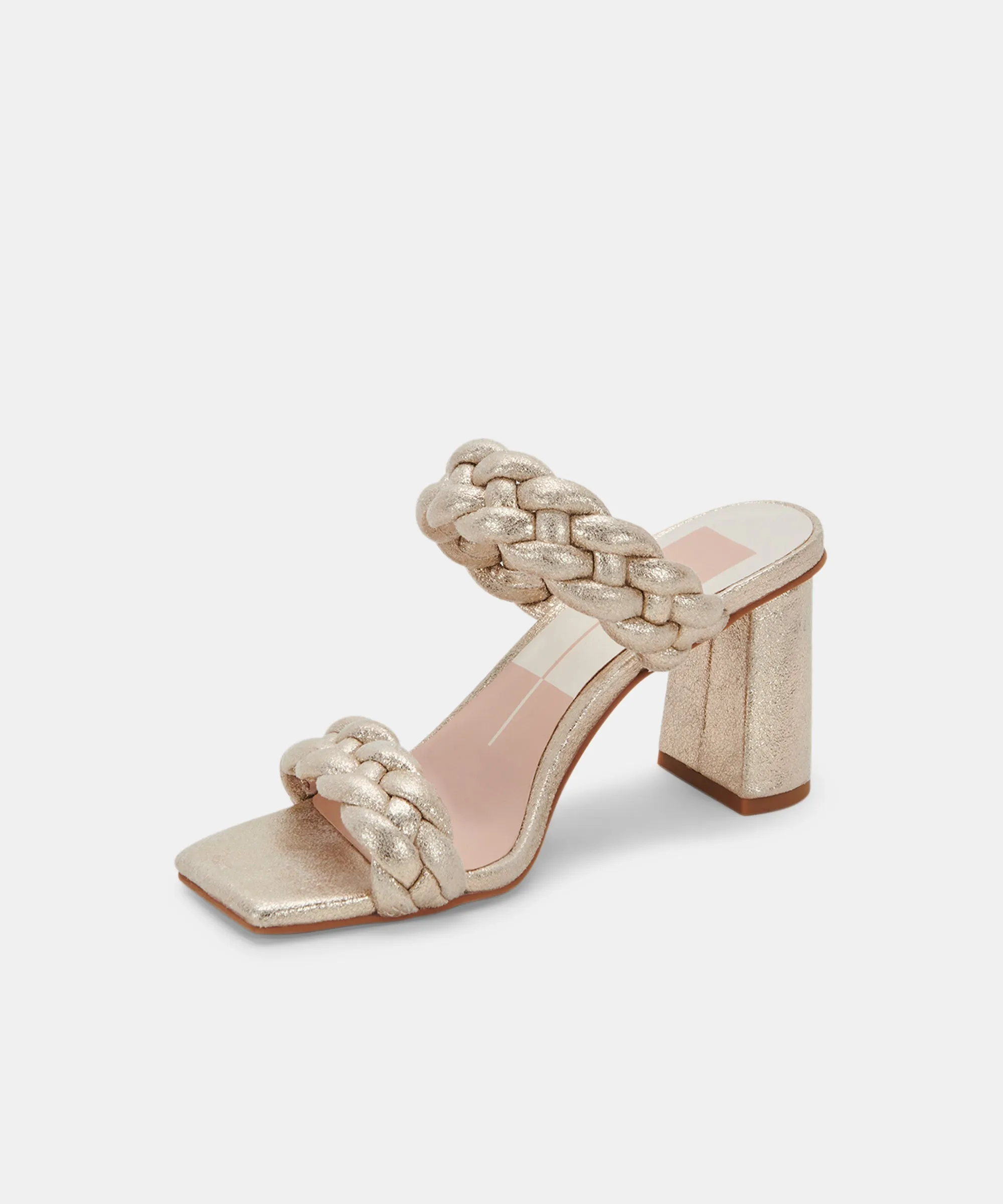 PAILY HEELS LIGHT GOLD METALLIC STELLA SUEDE - re:vita sold by Dolce Vita product image thumbnail 4