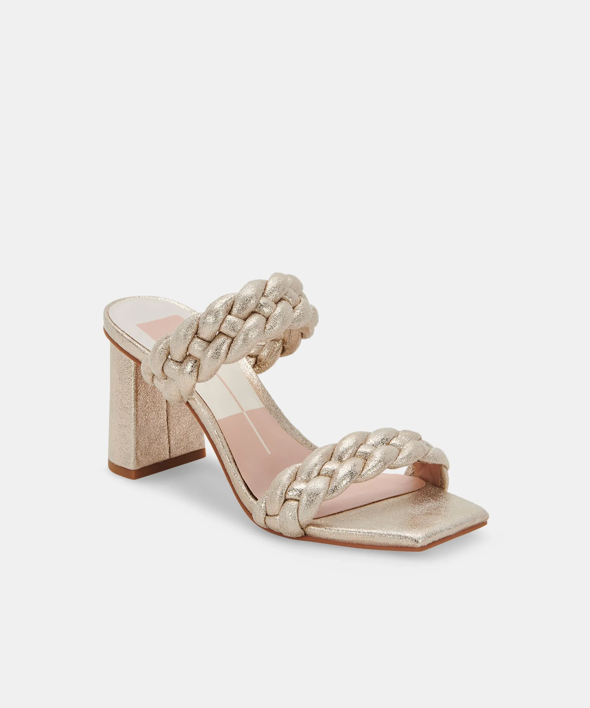 PAILY HEELS LIGHT GOLD METALLIC STELLA SUEDE - re:vita sold by Dolce Vita product image thumbnail 2