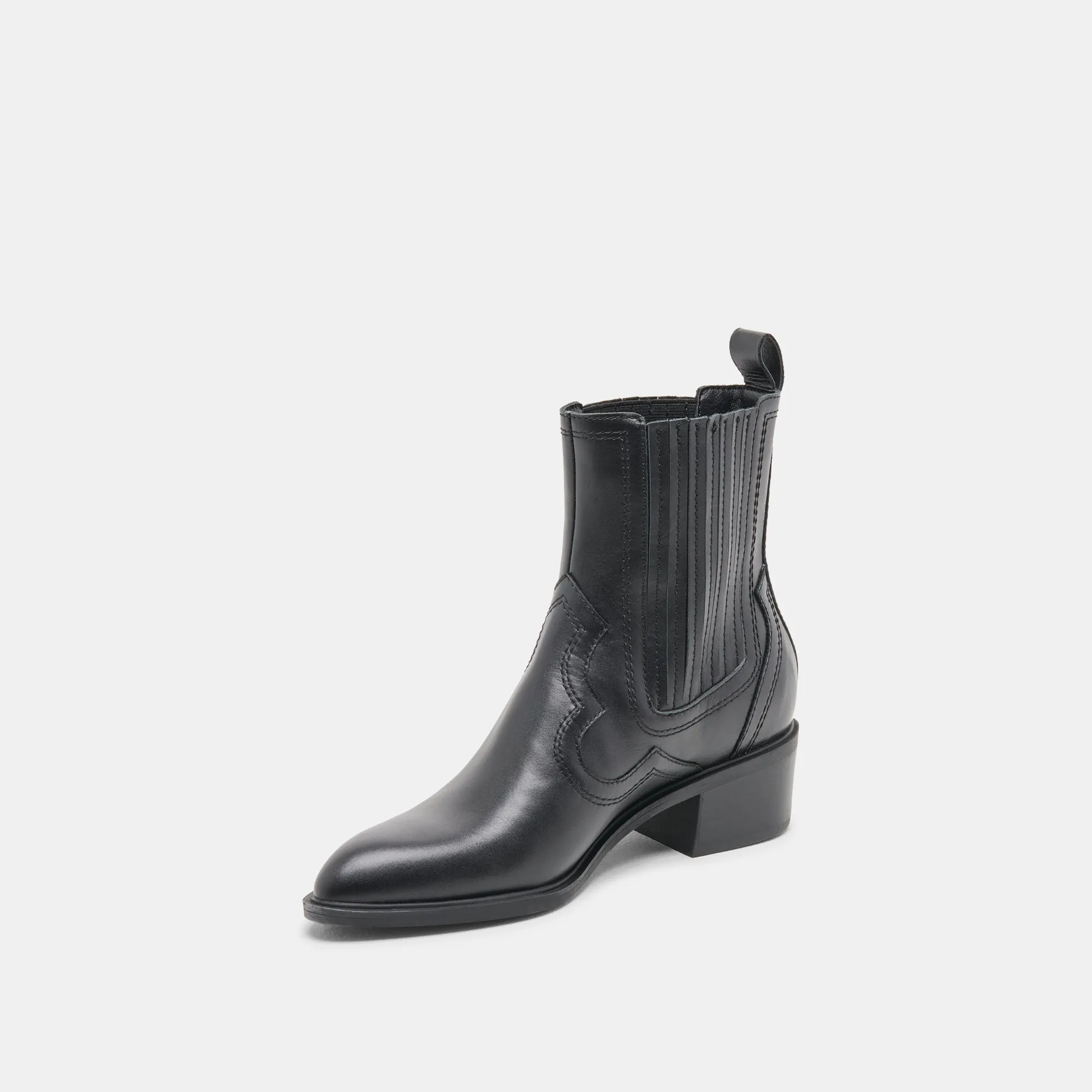 BRYLEE H2O WIDE BOOTIES BLACK LEATHER sold by Dolce Vita product image thumbnail 4