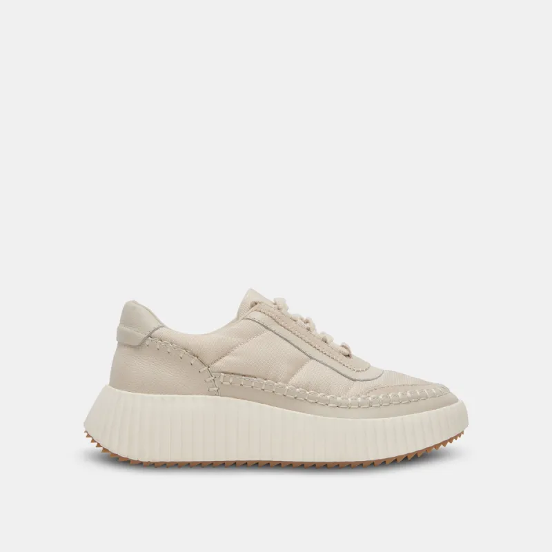 DOLEN NYLON SNEAKERS IVORY NYLON - re:vita sold by Dolce Vita