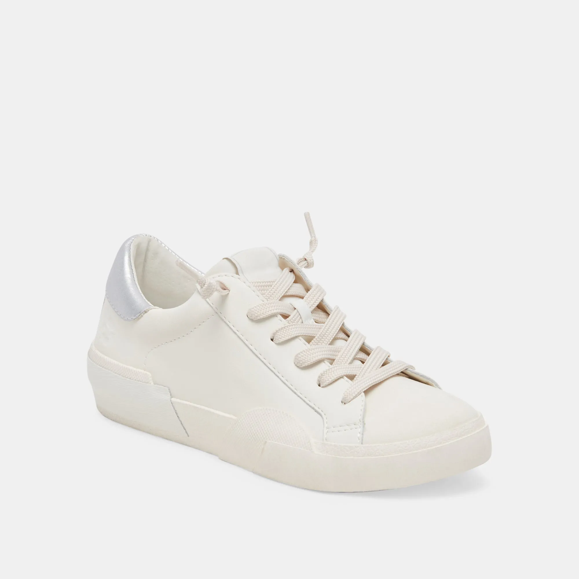 ZINA FOAM 360 SNEAKERS WHITE SILVER RECYCLED LEATHER sold by Dolce Vita product image thumbnail 2