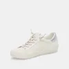 ZINA FOAM 360 SNEAKERS WHITE SILVER RECYCLED LEATHER sold by Dolce Vita
