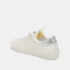 ZINA FOAM 360 SNEAKERS WHITE SILVER RECYCLED LEATHER sold by Dolce Vita