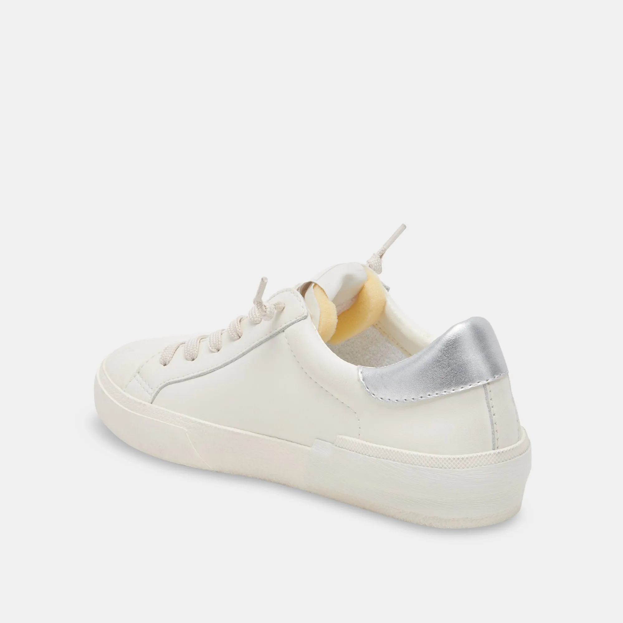 ZINA FOAM 360 SNEAKERS WHITE SILVER RECYCLED LEATHER sold by Dolce Vita product image thumbnail 5