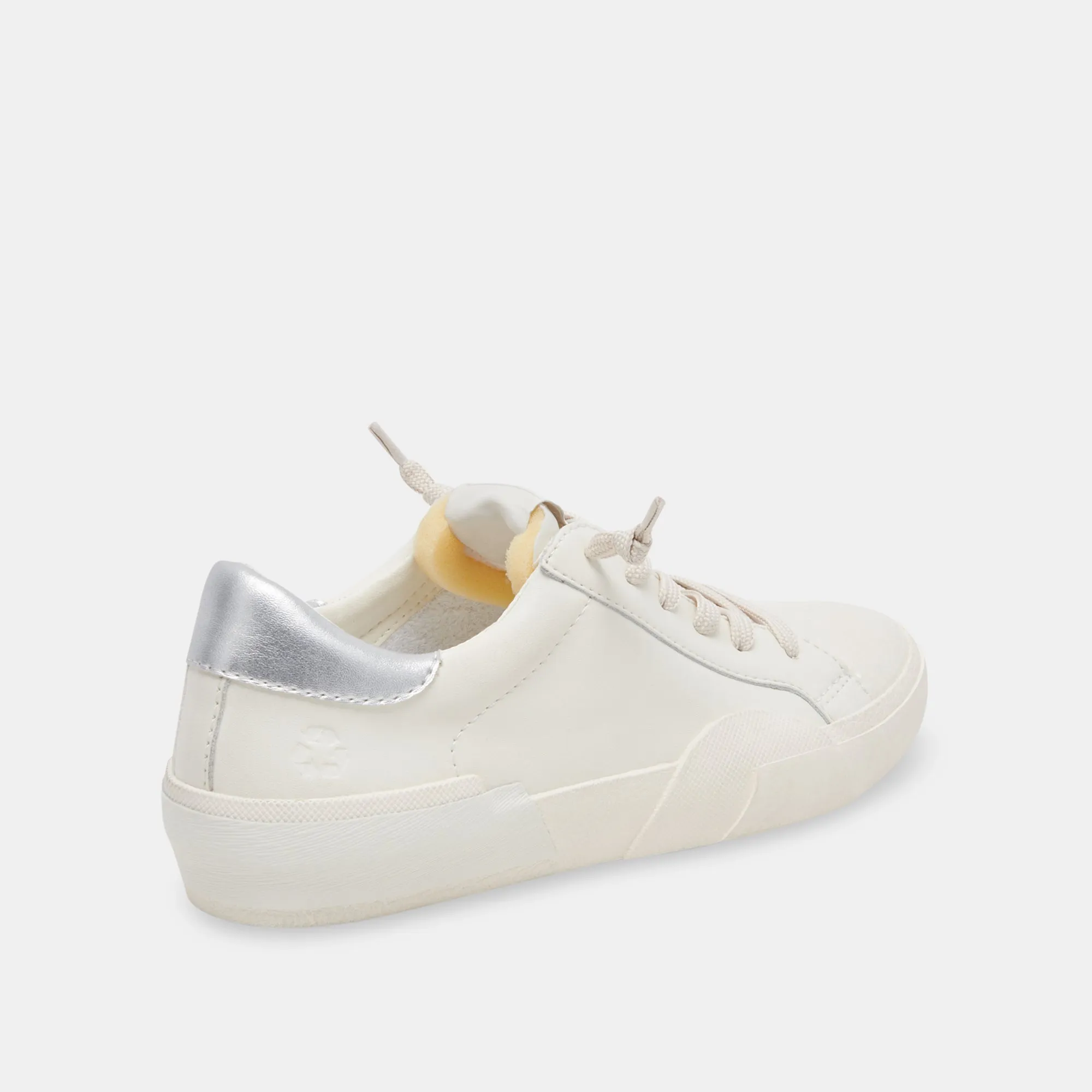 ZINA FOAM 360 SNEAKERS WHITE SILVER RECYCLED LEATHER sold by Dolce Vita product image thumbnail 3