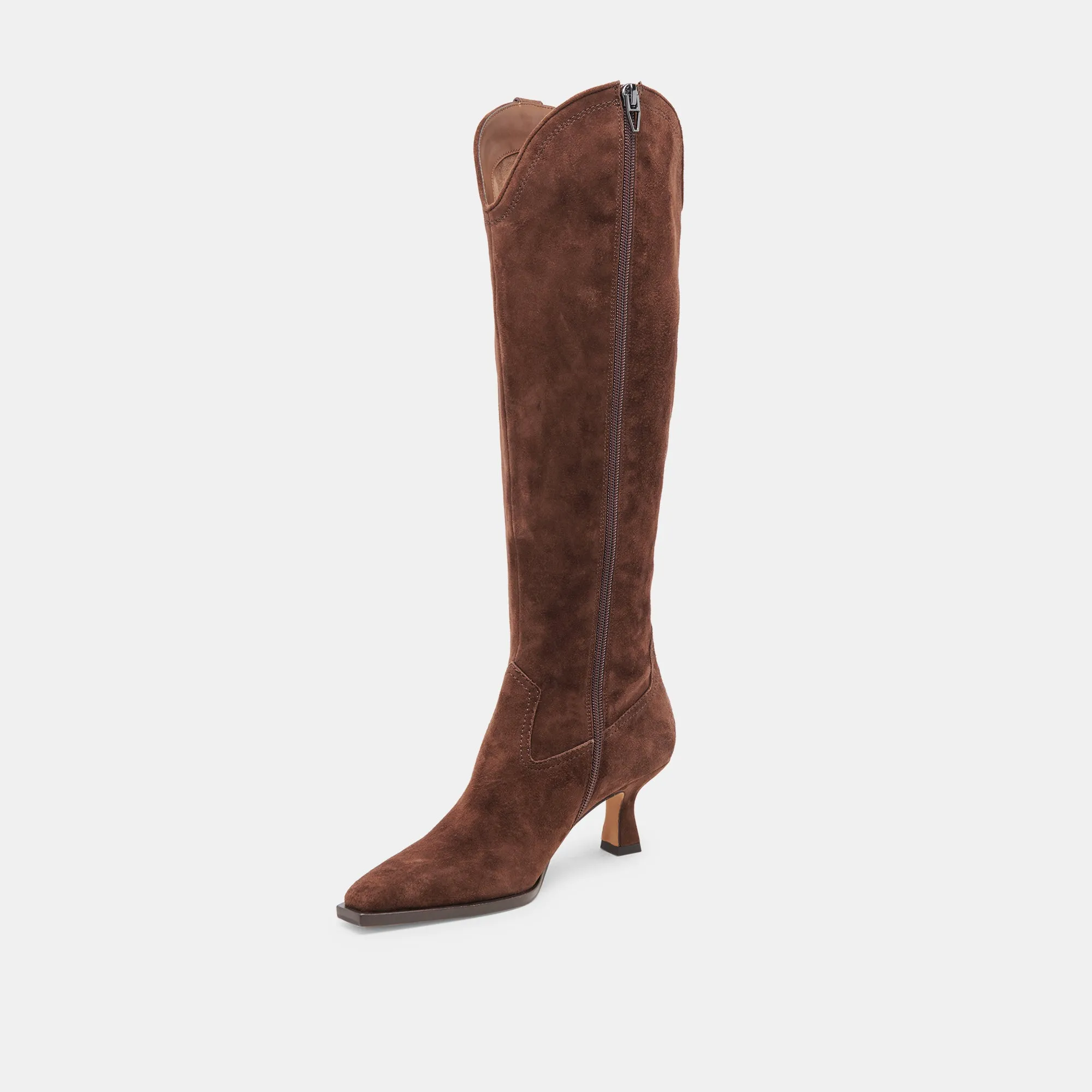 ARIANA WIDE CALF BOOTS DK BROWN SUEDE sold by Dolce Vita product image thumbnail 4