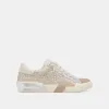 ZINA PLUSH SNEAKERS STONE CALF HAIR sold by Dolce Vita