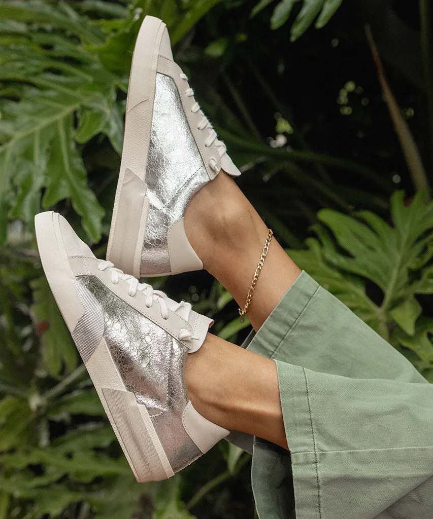 ZINA SNEAKERS CHROME DISTRESSED LEATHER sold by Dolce Vita product image thumbnail 2