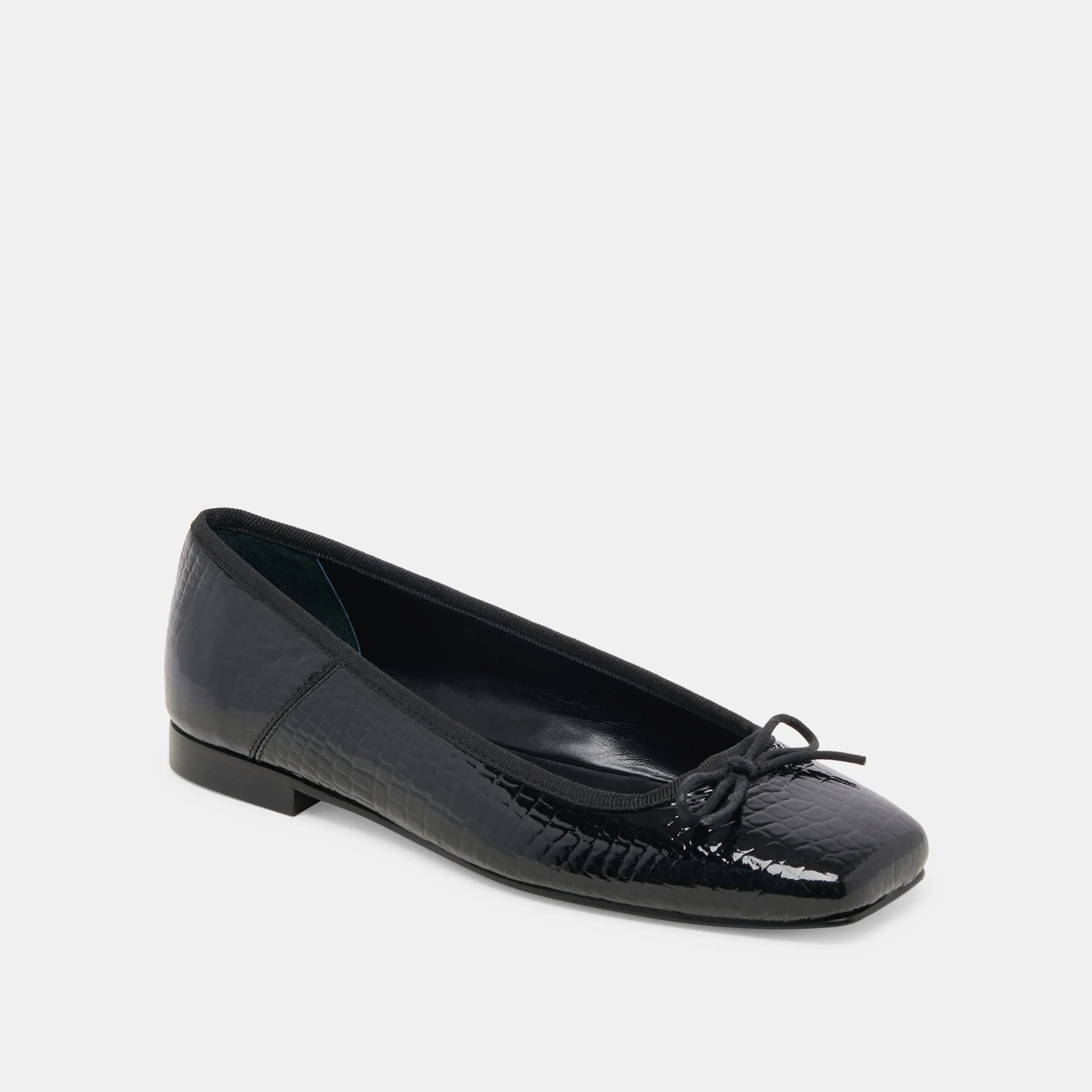 ANISA BALLET FLATS NOIR EMBOSSED LEATHER sold by Dolce Vita product image thumbnail 2