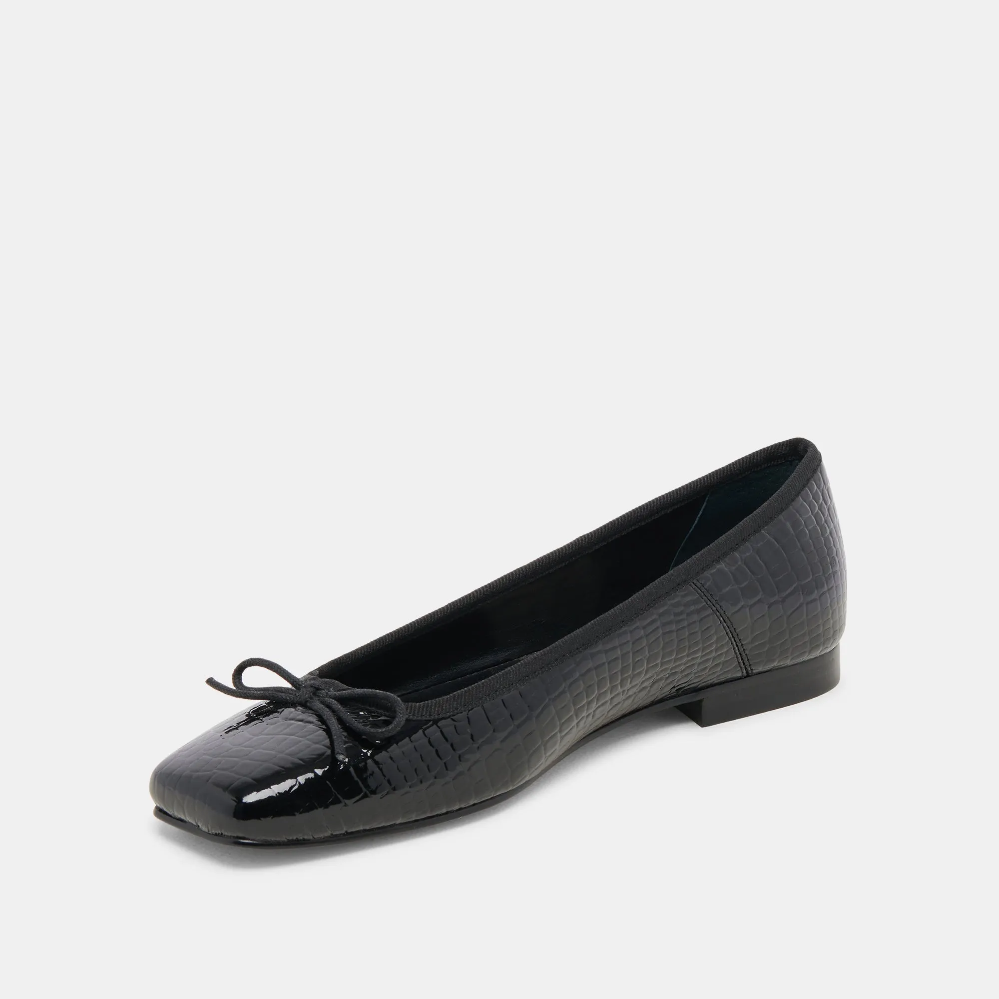 ANISA BALLET FLATS NOIR EMBOSSED LEATHER sold by Dolce Vita product image thumbnail 4