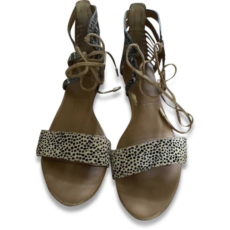 ANKLE STRAP SANDAL IN LEOPARD PRINT - re:vita sold by Dolce Vita