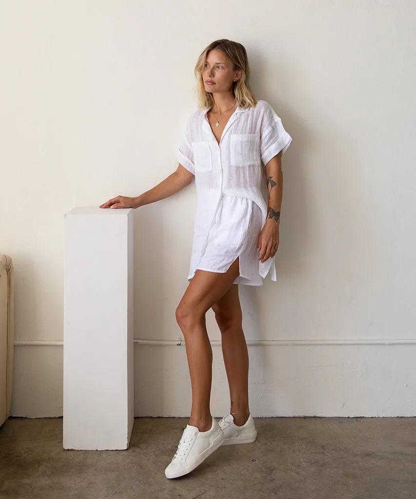 ZINA 360 SNEAKERS WHITE RECYCLED LEATHER sold by Dolce Vita product image thumbnail 2