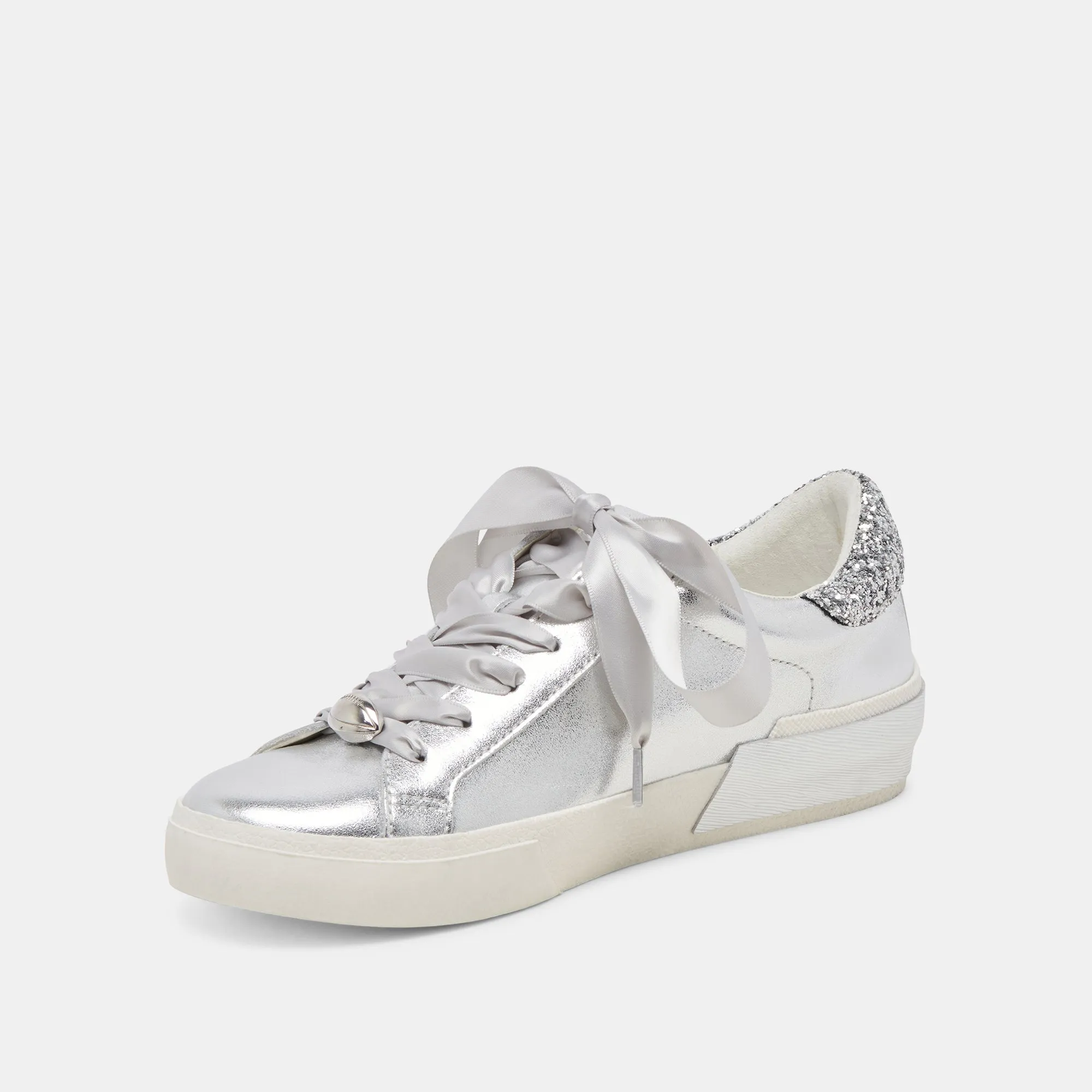 ZINA GAMEDAY SNEAKERS SILVER MULTI LEATHER sold by Dolce Vita product image thumbnail 3