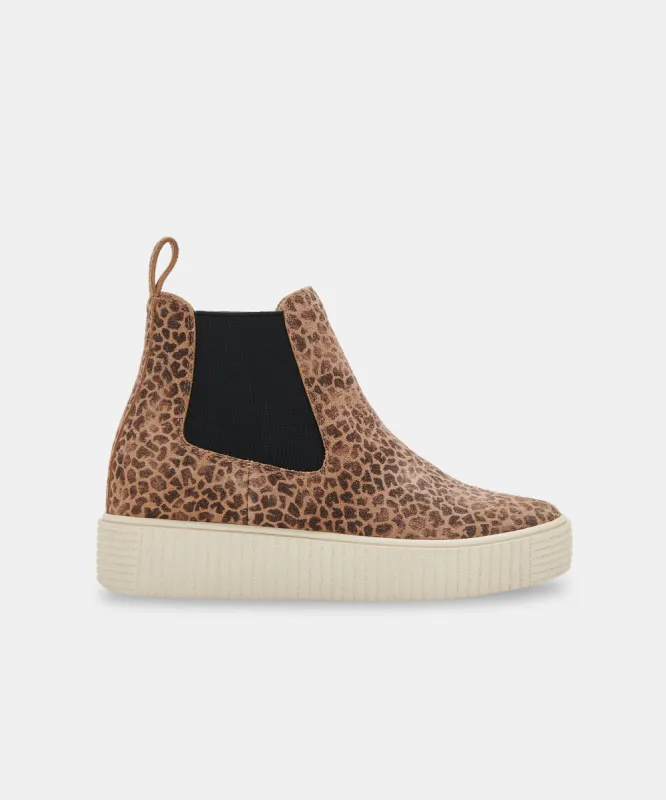 COLA SNEAKERS DK LEOPARD SUEDE made by Dolce Vita