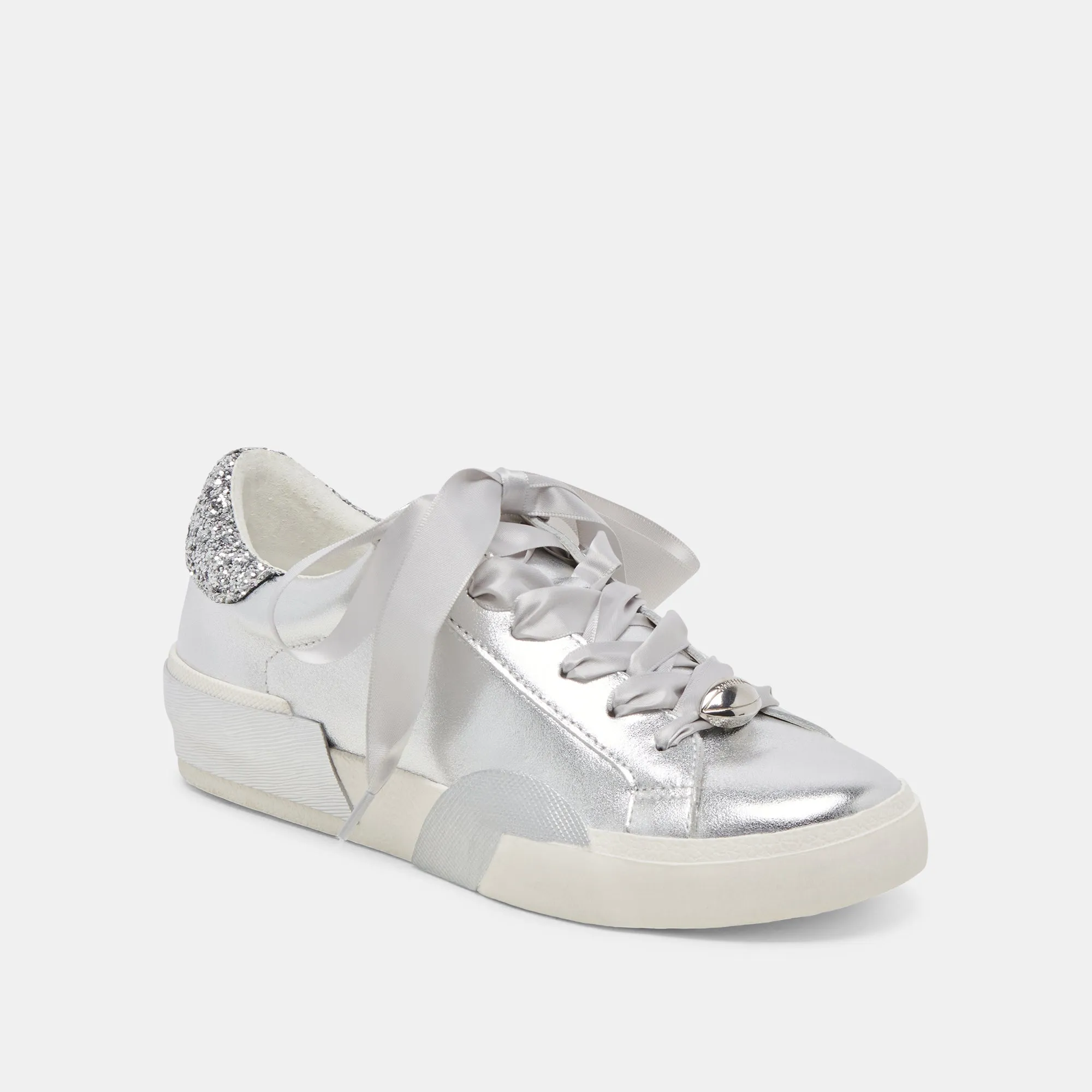 ZINA GAMEDAY SNEAKERS SILVER MULTI LEATHER sold by Dolce Vita product image thumbnail 2