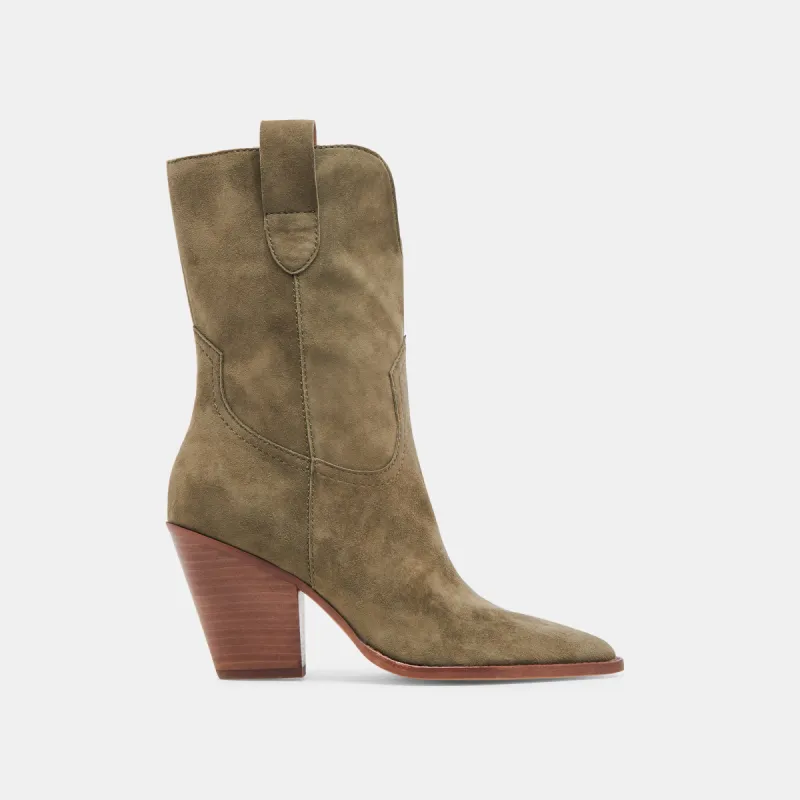 JESSEY BOOTS MOSS SUEDE sold by Dolce Vita